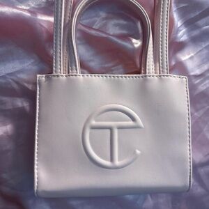 Telfar Cream Tote Bag